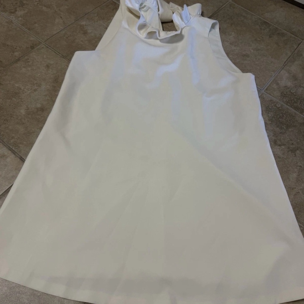 Tuckernuck Ivory Sleeveless Top